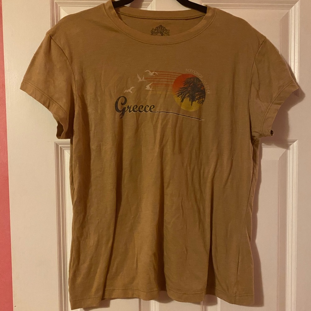 Plus Size Mykonos Greece Tee